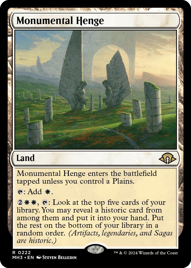 Monumental Henge [Modern Horizons 3] | The Clever Kobold