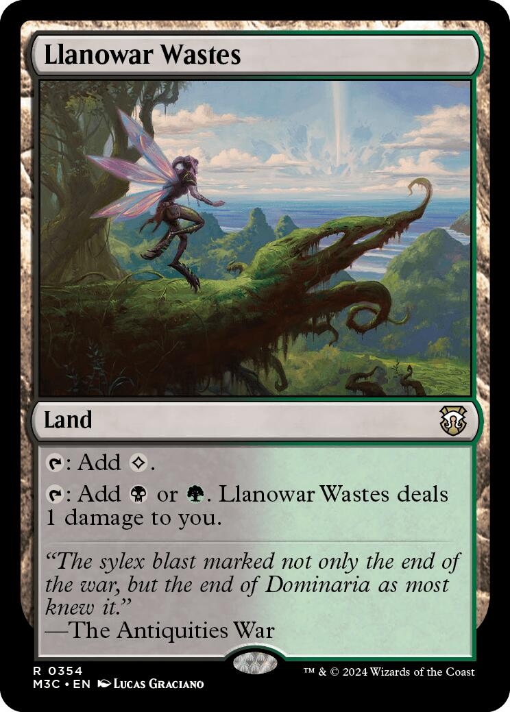 Llanowar Wastes [Modern Horizons 3 Commander] | The Clever Kobold