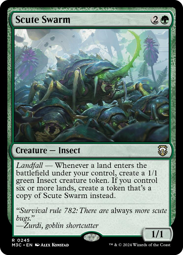 Scute Swarm [Modern Horizons 3 Commander] | The Clever Kobold