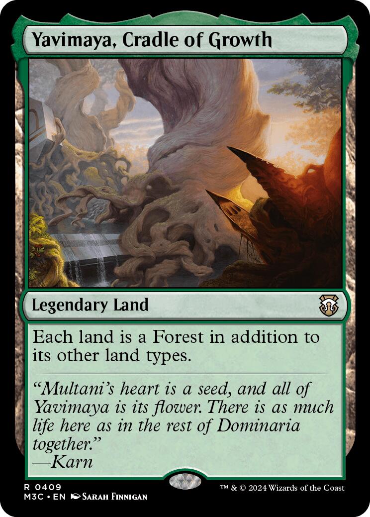 Yavimaya, Cradle of Growth [Modern Horizons 3 Commander] | The Clever Kobold