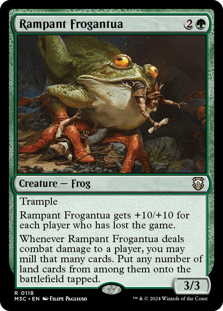 Rampant Frogantua [Modern Horizons 3 Commander] | The Clever Kobold