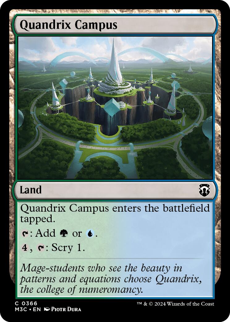 Quandrix Campus (Ripple Foil) [M3C - 366]