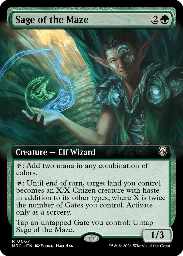 Sage of the Maze (Extended Art) (Ripple Foil) [M3C - 67]