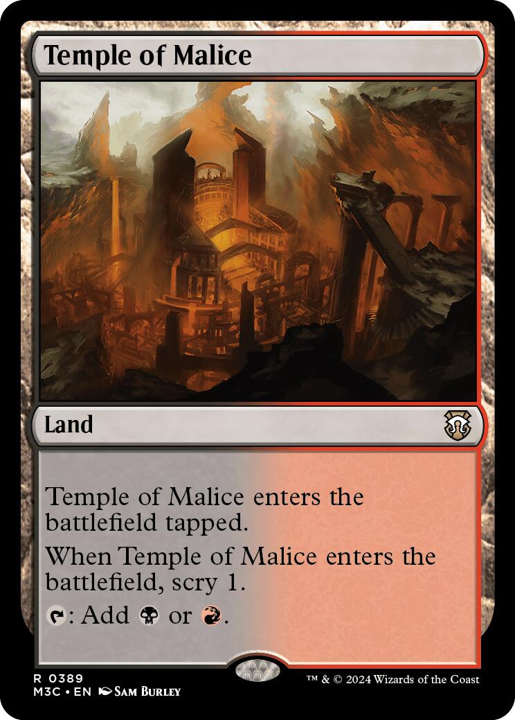 Temple of Malice [Modern Horizons 3 Commander] | The Clever Kobold