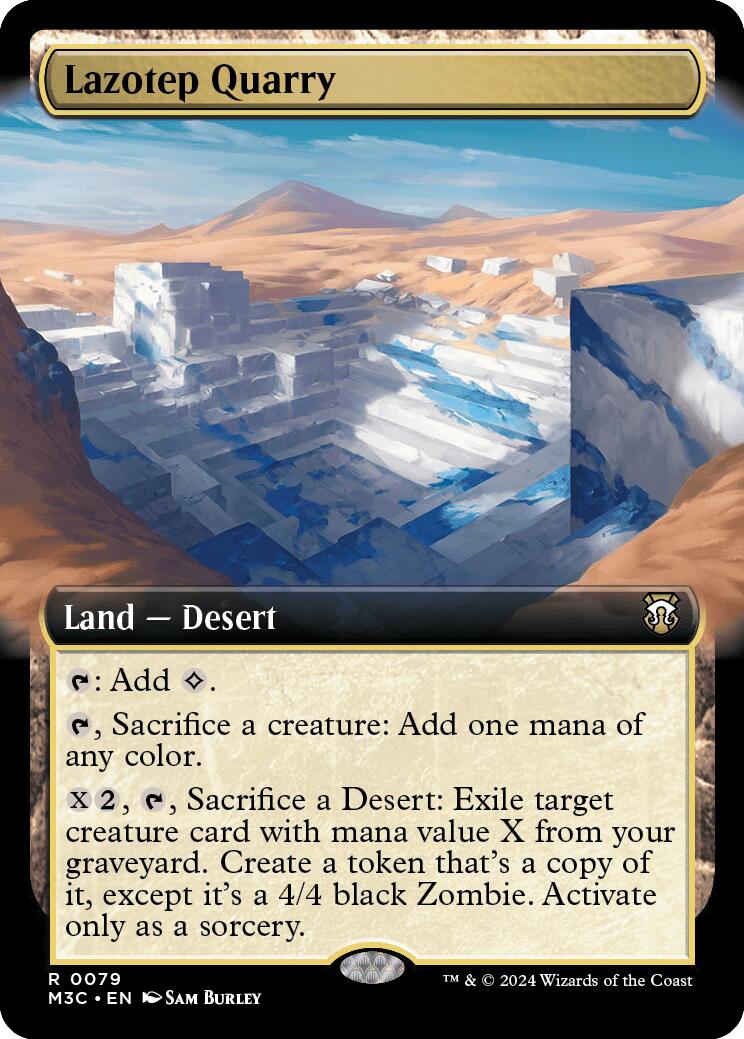 Lazotep Quarry (Extended Art) (Ripple Foil) [Modern Horizons 3 Commander] | The Clever Kobold