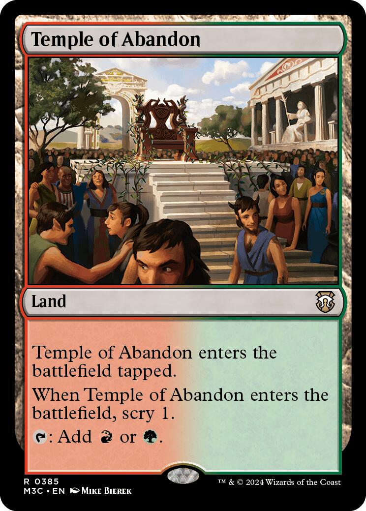 Temple of Abandon (Ripple Foil) [M3C - 385]