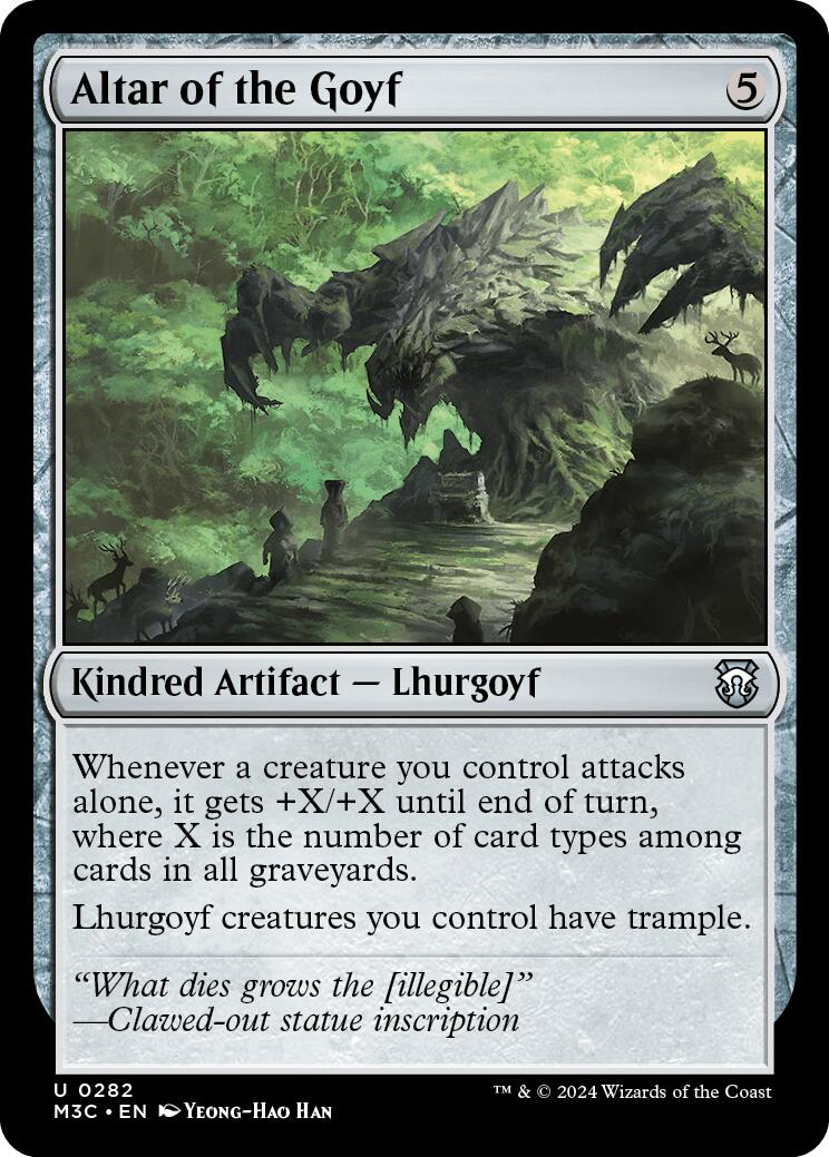 Altar of the Goyf (Ripple Foil) [M3C - 282]