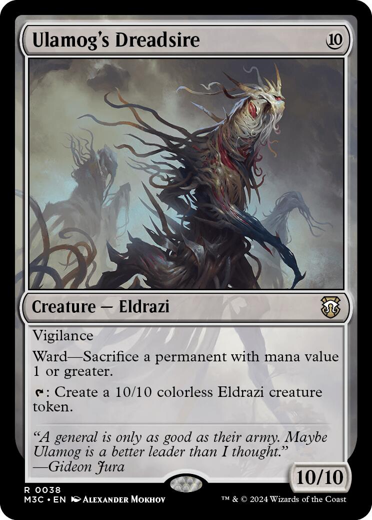 Ulamog's Dreadsire (Ripple Foil) [M3C - 38]