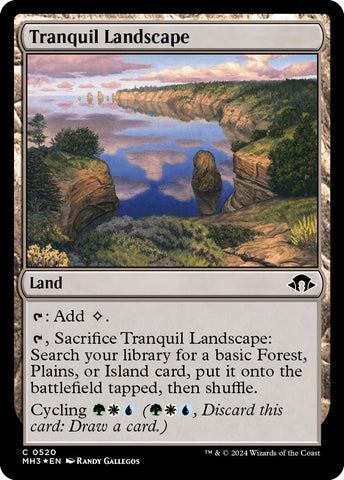 Tranquil Landscape (Ripple Foil)