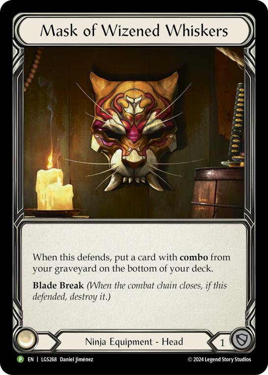 Mask of Wizened Whiskers - LGS268 [PR - LGS268]