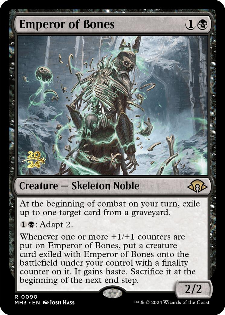 Emperor of Bones [Modern Horizons 3 Prerelease Promos] | The Clever Kobold