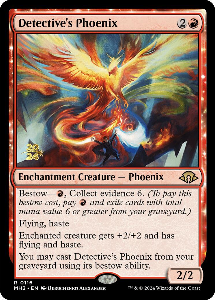 Detective's Phoenix [Modern Horizons 3 Prerelease Promos] | The Clever Kobold