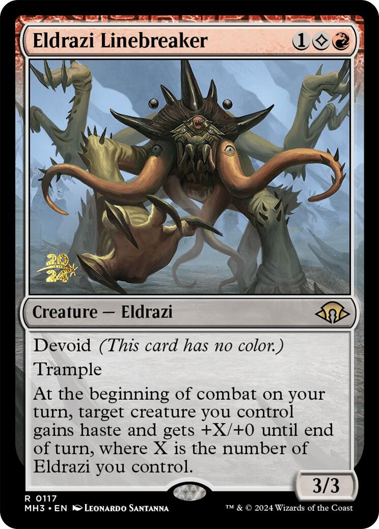 Eldrazi Linebreaker [Modern Horizons 3 Prerelease Promos] | The Clever Kobold