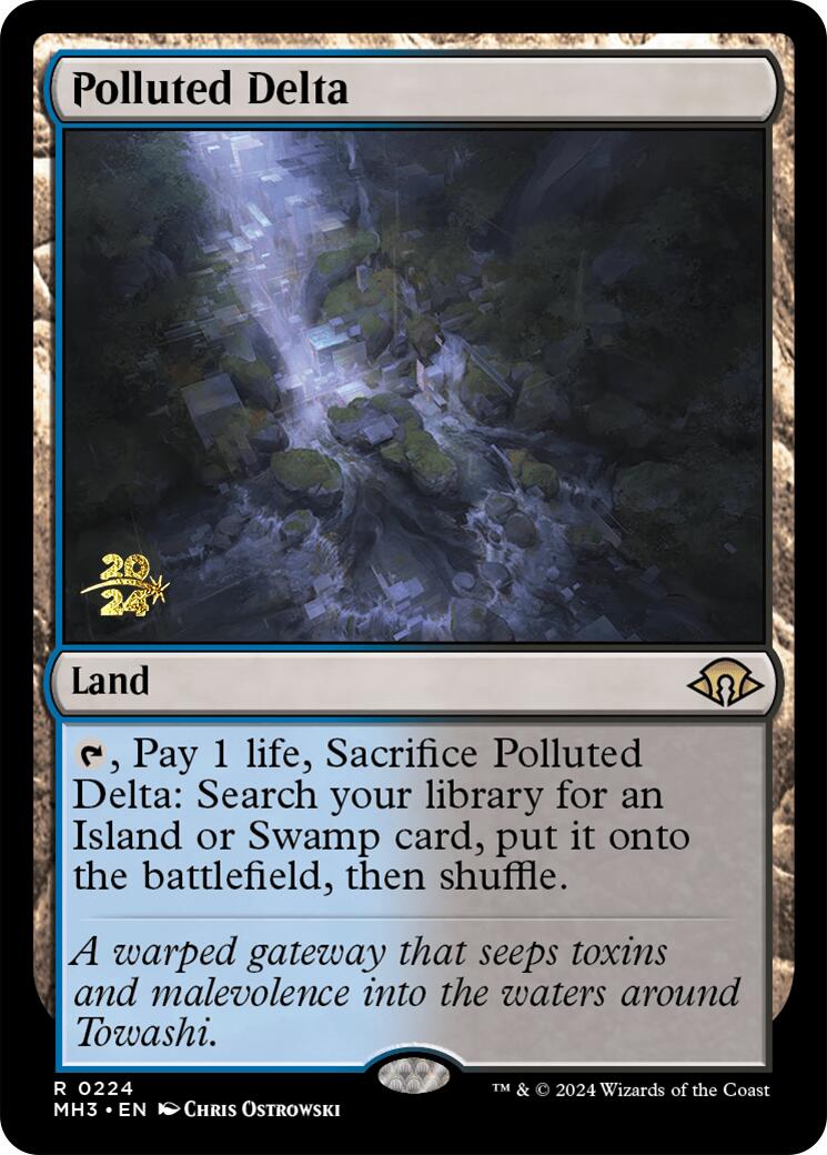 Polluted Delta [Modern Horizons 3 Prerelease Promos] | The Clever Kobold