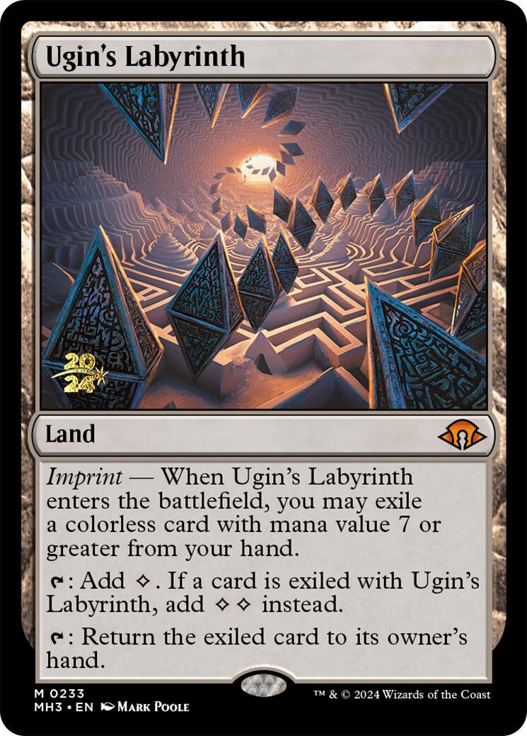 Ugin's Labyrinth [Modern Horizons 3 Prerelease Promos] | The Clever Kobold