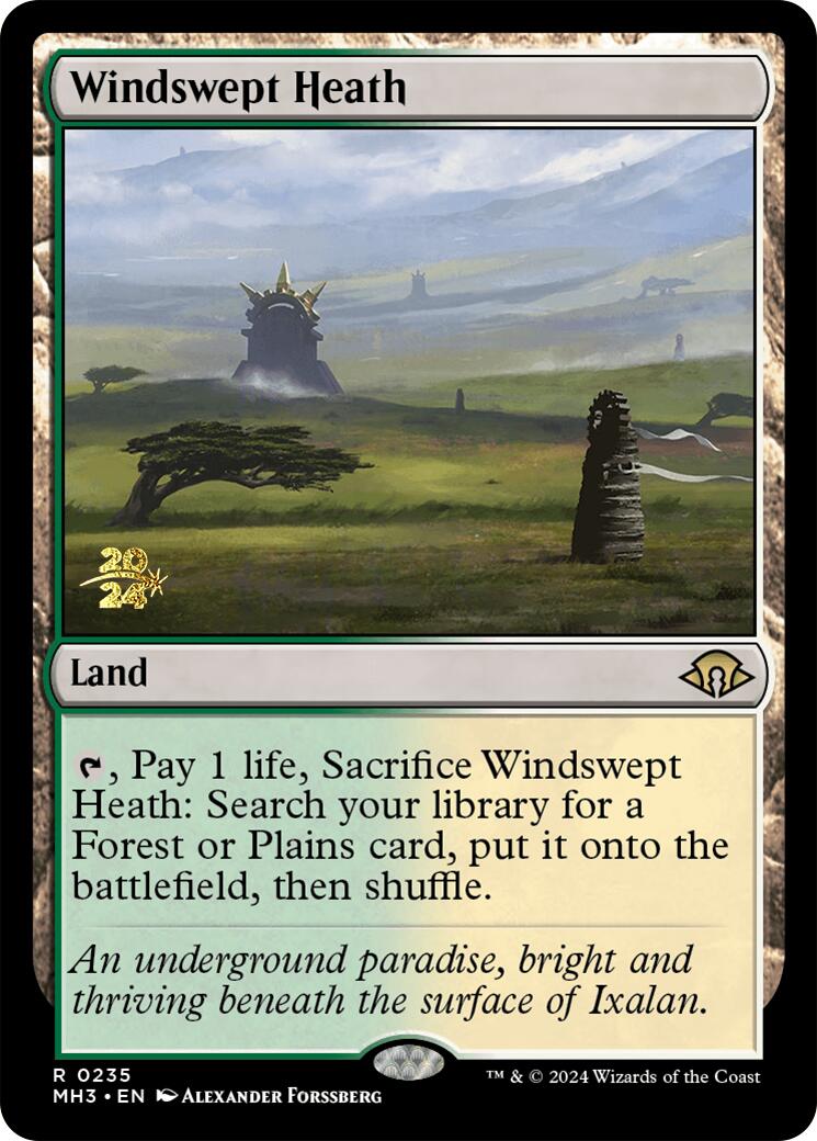 Windswept Heath [Modern Horizons 3 Prerelease Promos] | The Clever Kobold