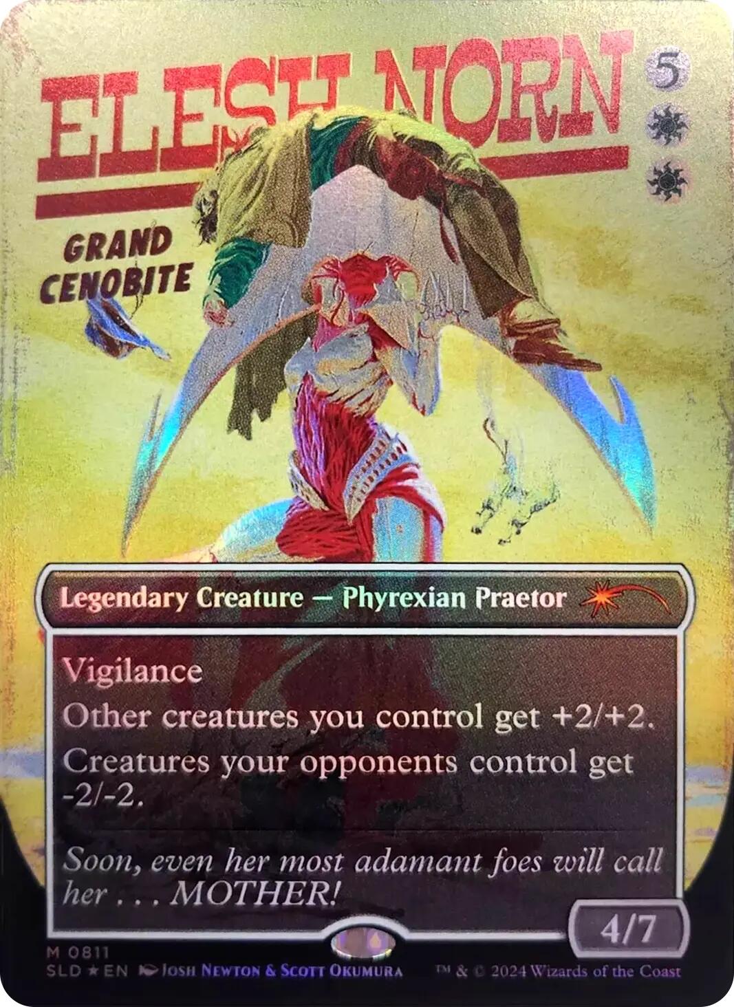 Elesh Norn, Grand Cenobite (0811) (Rainbow Foil)