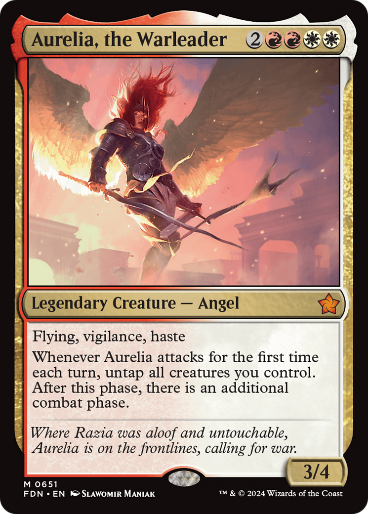 Aurelia, the Warleader [Foundations] | The Clever Kobold