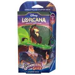 Disney Lorcana: Shimmering Skies - Starter Deck (Emerald & Steel) | The Clever Kobold