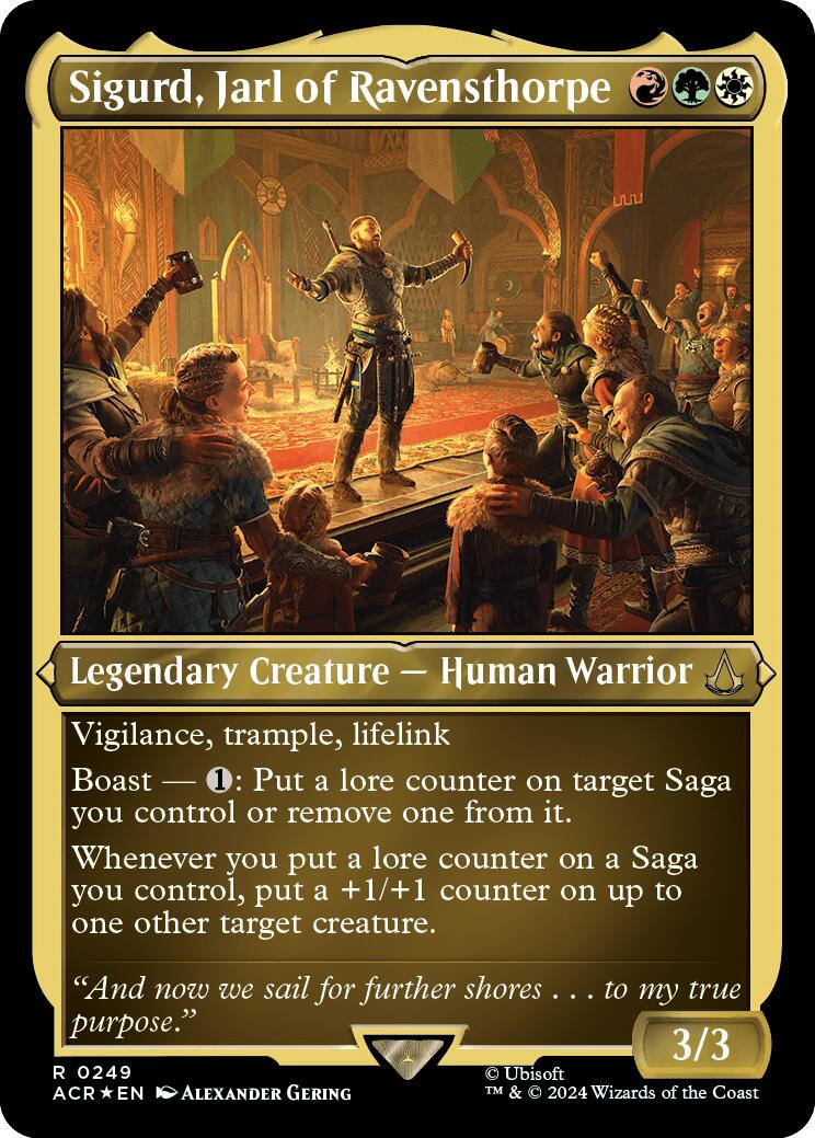 Sigurd, Jarl of Ravensthorpe (Foil Etched) [ACR - 249]