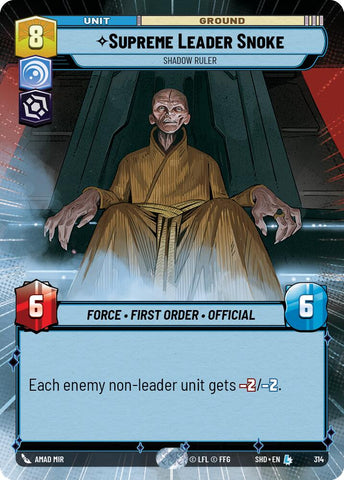 Supreme Leader Snoke - Shadow Ruler (Hyperspace)
