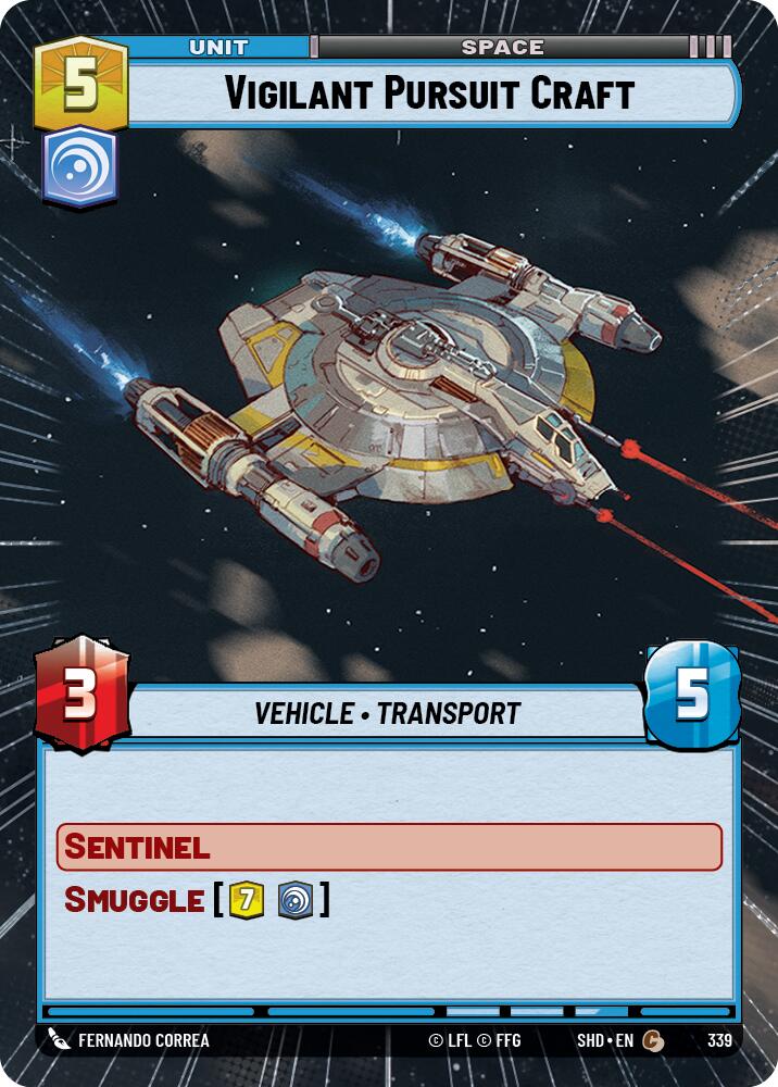 Vigilant Pursuit Craft (Hyperspace) [SHD - 339]