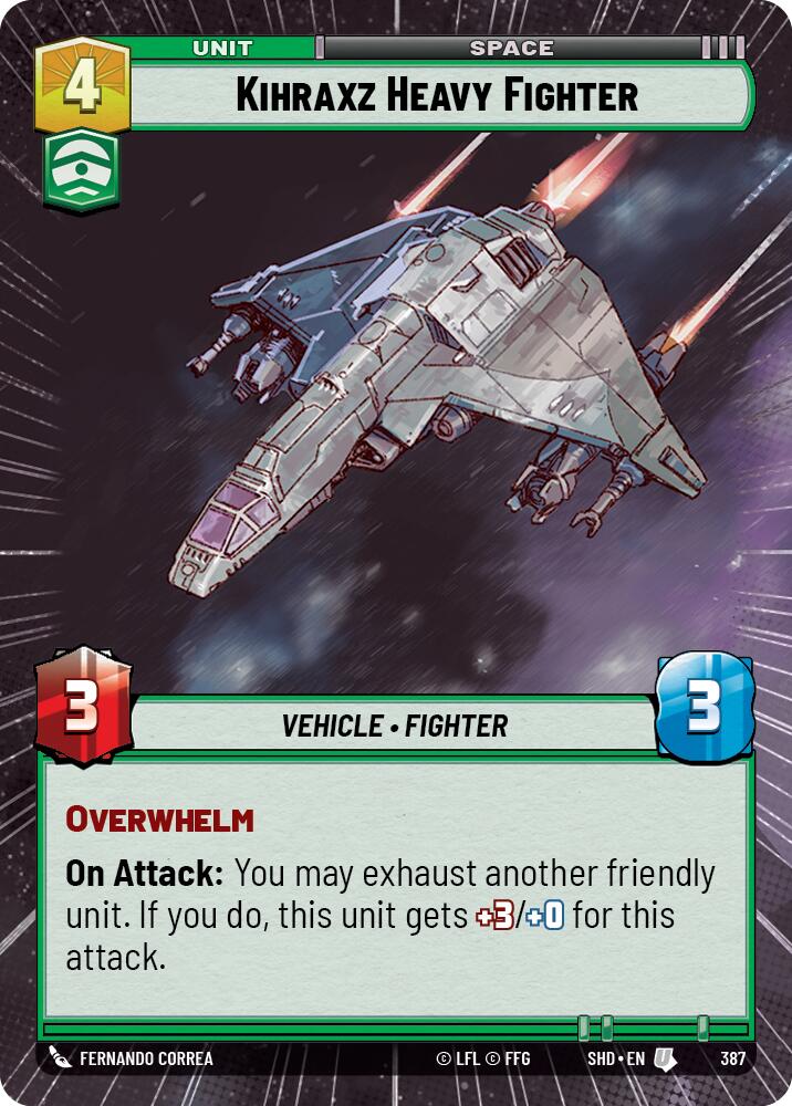 Kihraxz Heavy Fighter (Hyperspace) [SHD - 387]