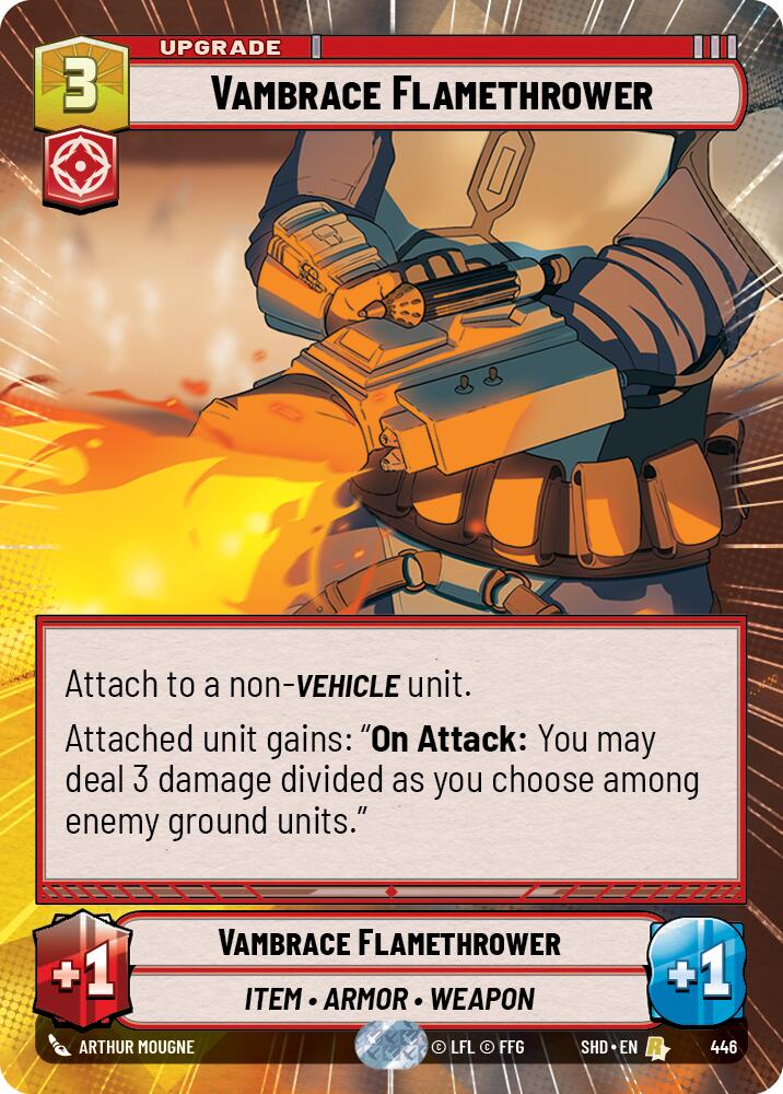 Vambrace Flamethrower (Hyperspace) [SHD - 446]