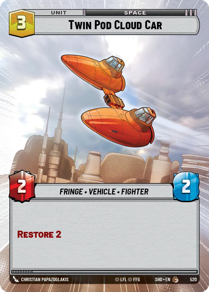 Twin Pod Cloud Car (Hyperspace) [SHD - 520]
