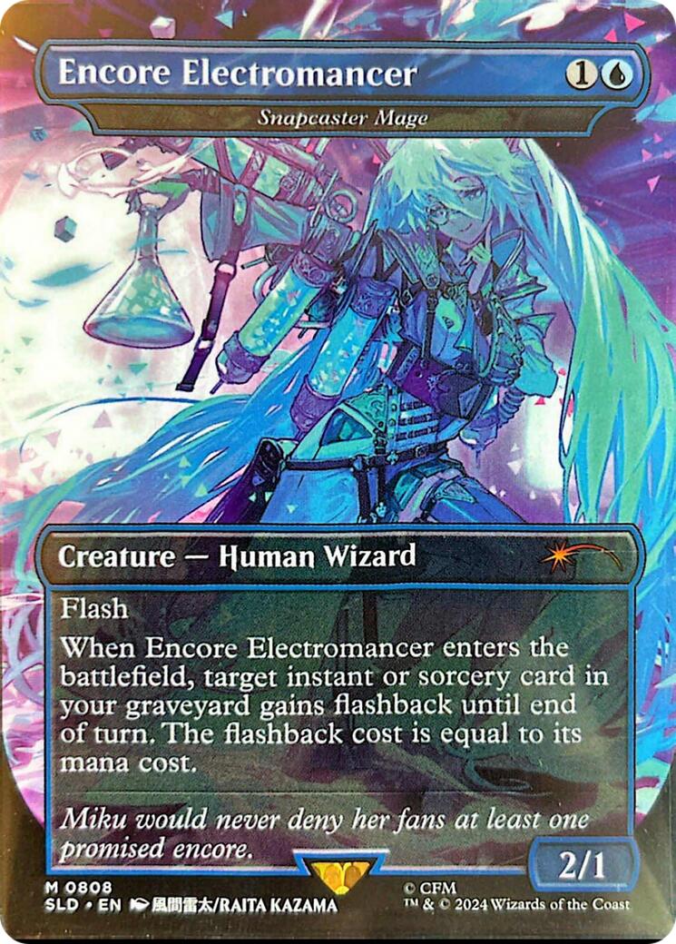 Encore Electromancer - Snapcaster Mage (Rainbow Foil) [Secret Lair Drop Series] | The Clever Kobold