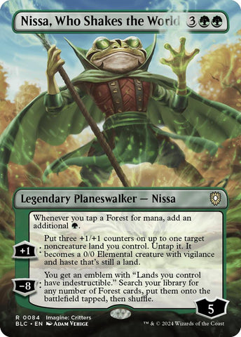 Nissa, Who Shakes the World (Borderless)