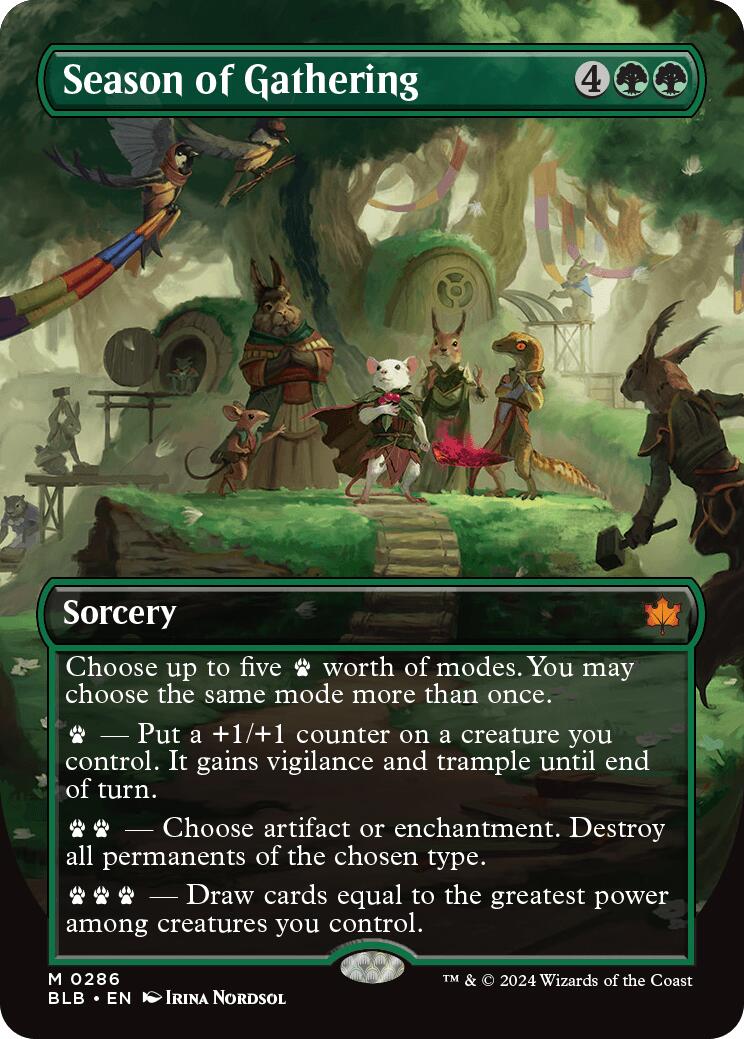 Season of Gathering (Borderless) [BLB - 286]