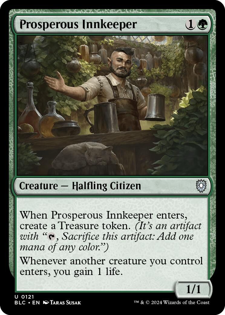 Prosperous Innkeeper [Bloomburrow Commander] | The Clever Kobold