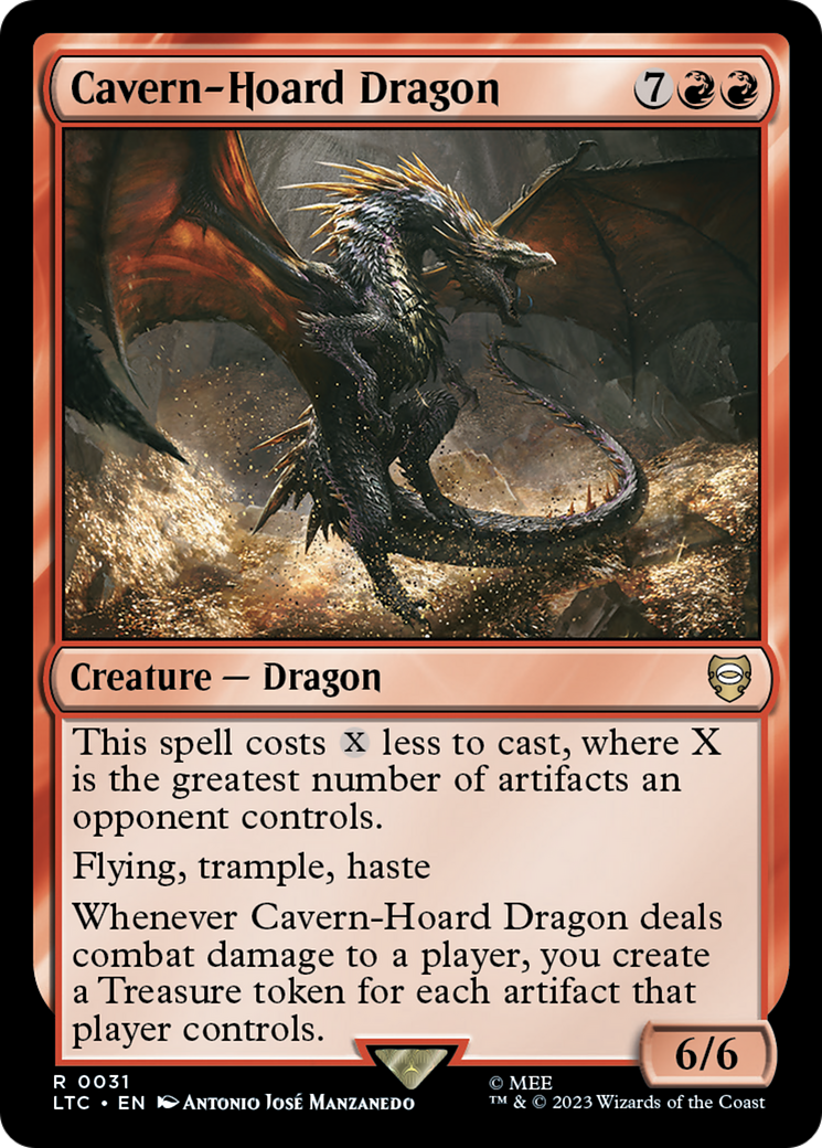 Cavern-Hoard Dragon [The Lord of the Rings: Tales of Middle-Earth Commander] | The Clever Kobold