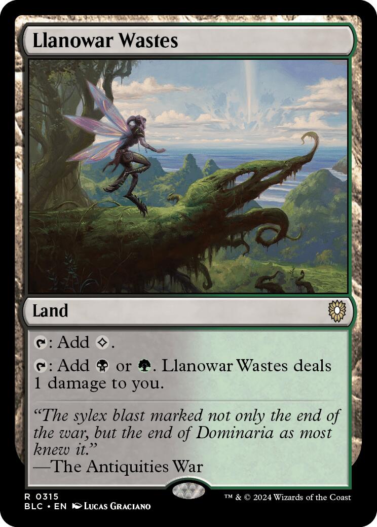 Llanowar Wastes [Bloomburrow Commander] | The Clever Kobold