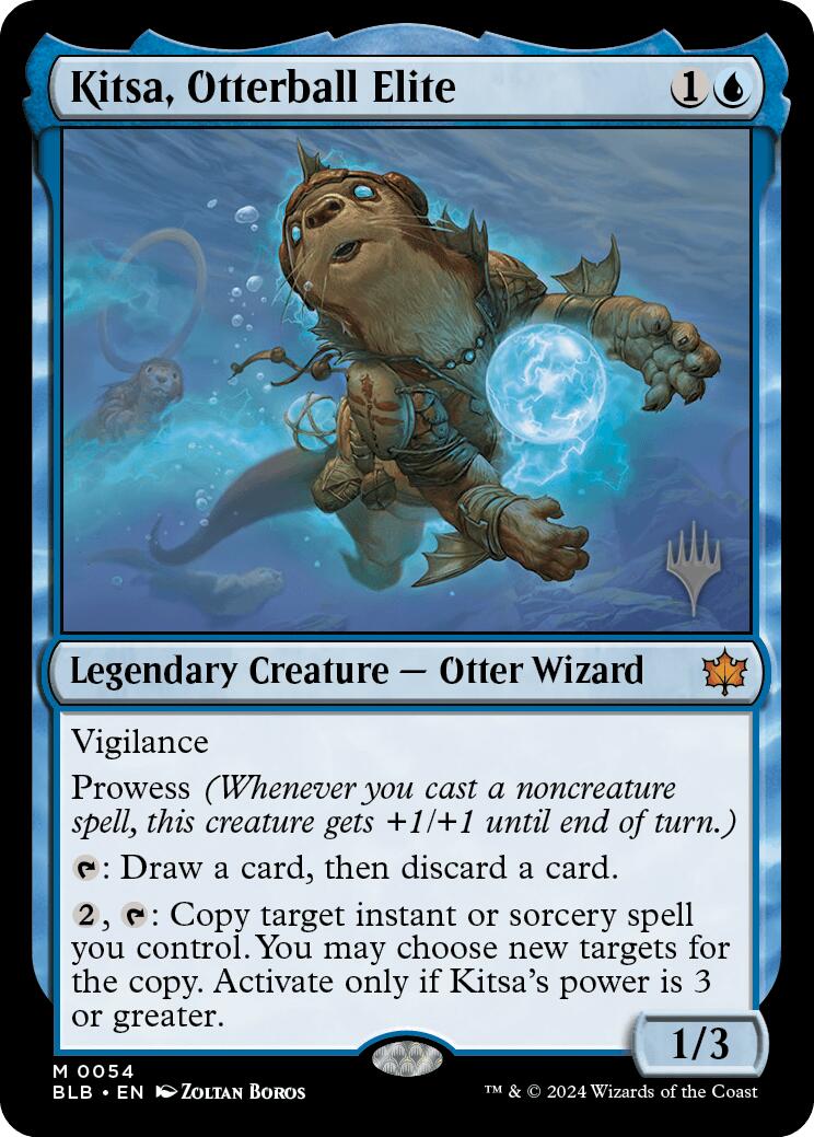 Kitsa, Otterball Elite (Promo Pack) [Bloomburrow Promos] | The Clever Kobold