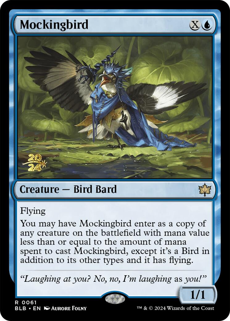 Mockingbird [Bloomburrow Prerelease Promos] | The Clever Kobold