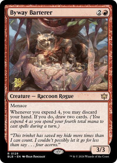 Byway Barterer [Bloomburrow Prerelease Promos] | The Clever Kobold