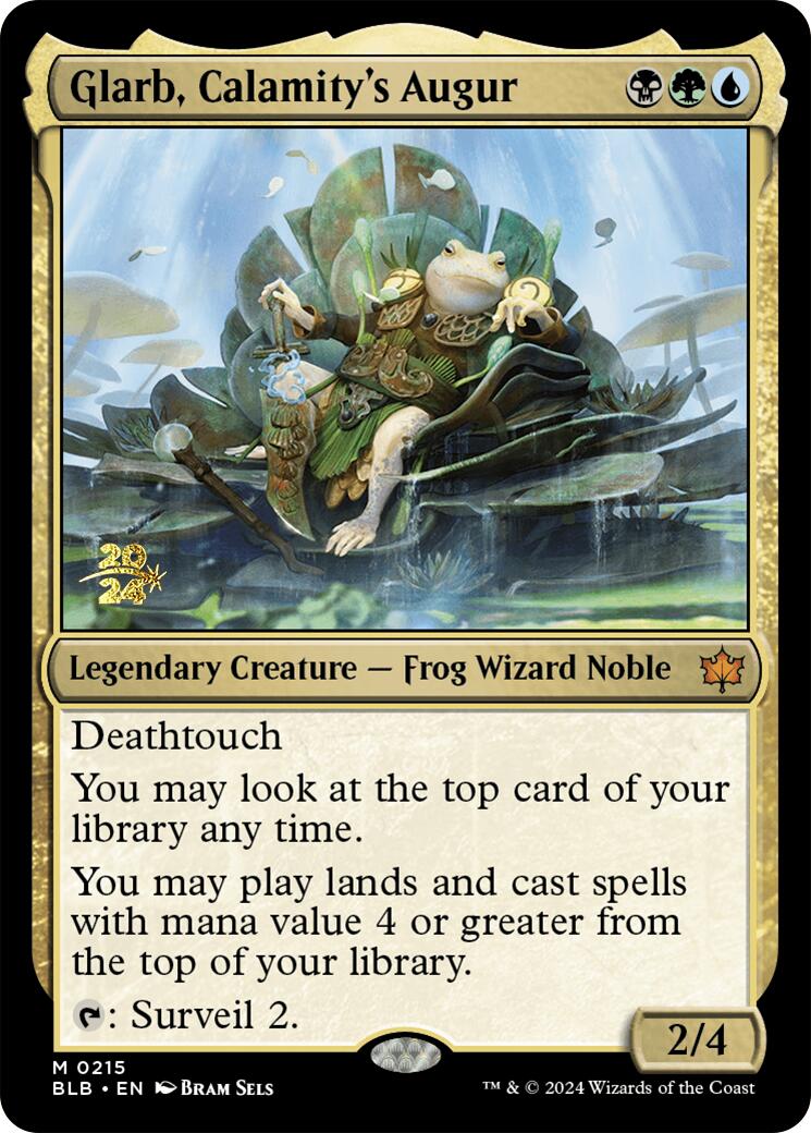 Glarb, Calamity's Augur [Bloomburrow Prerelease Promos] | The Clever Kobold