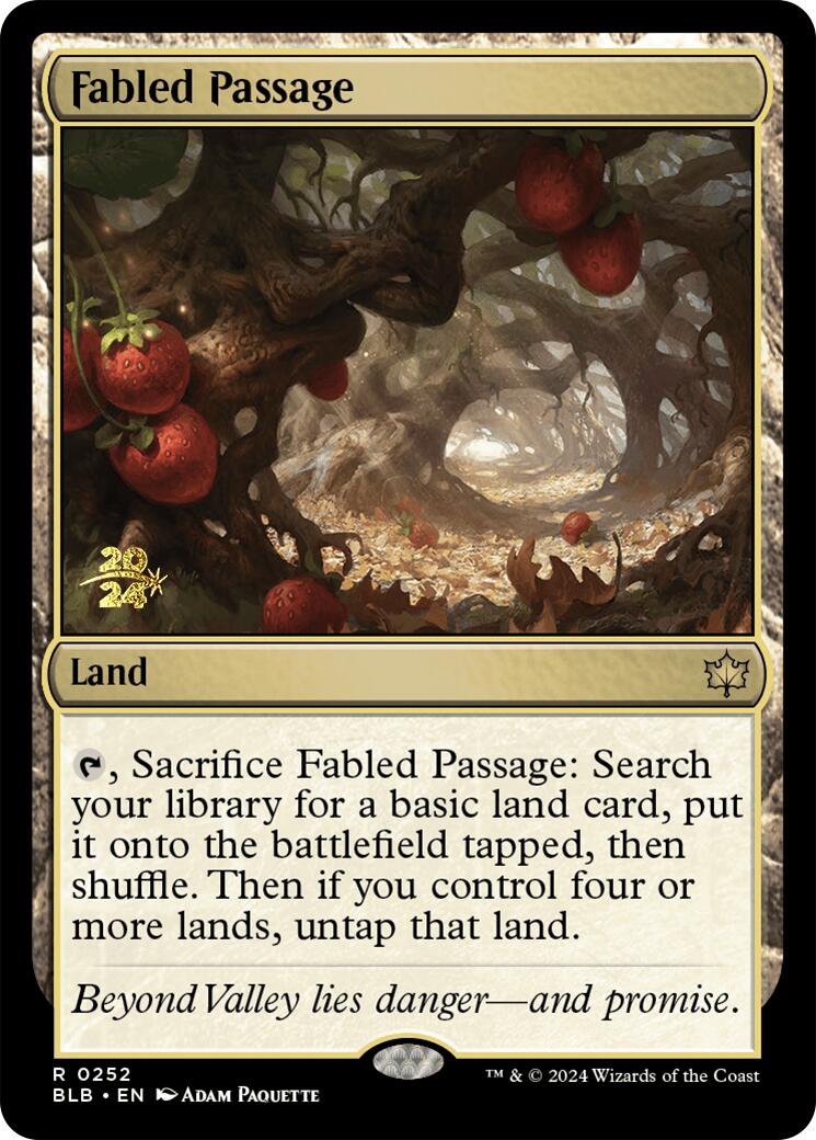 Fabled Passage [Bloomburrow Prerelease Promos] | The Clever Kobold