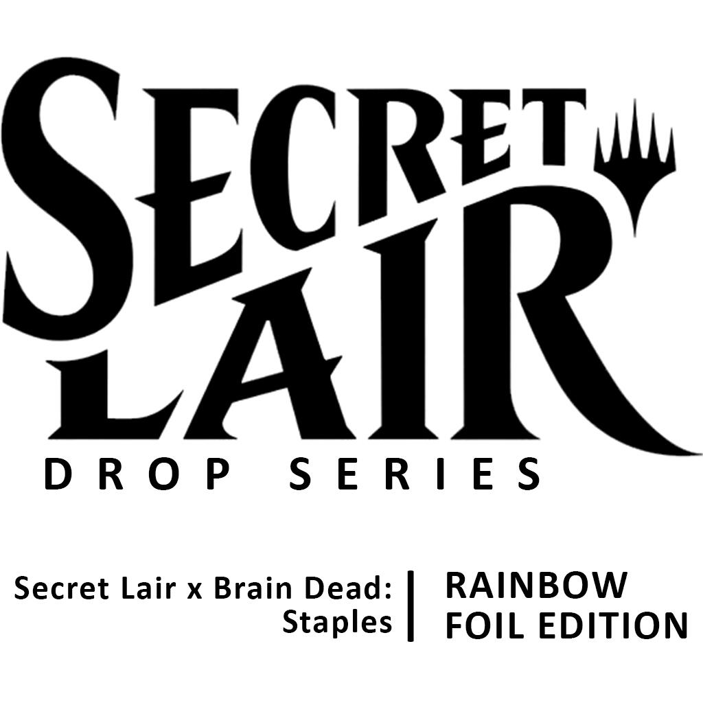 Secret Lair: Drop Series - Secret Lair x Brain Dead: Staples (Rainbow Foil Edition) | The Clever Kobold