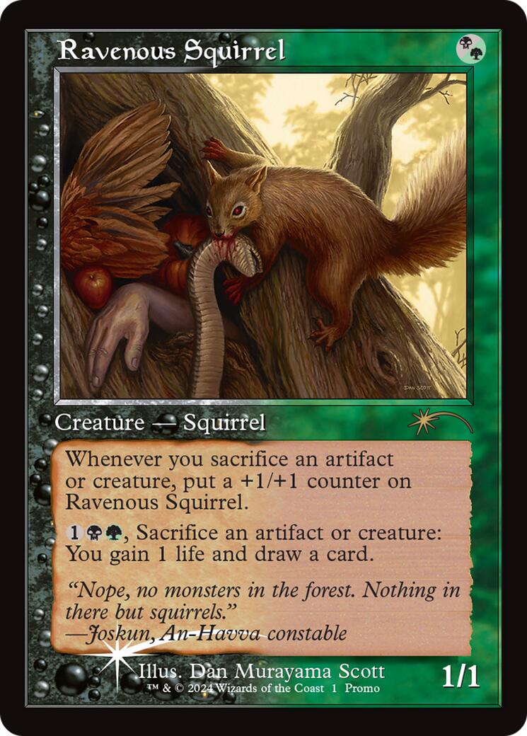 Ravenous Squirrel (Retro Frame) [OHP - 1]