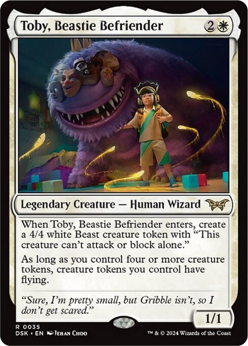 Toby, Beastie Befriender