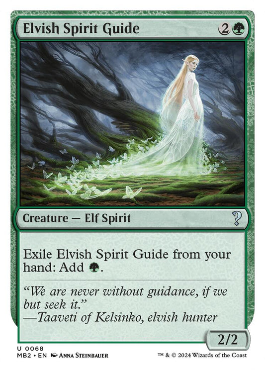 Elvish Spirit Guide (White Border)
