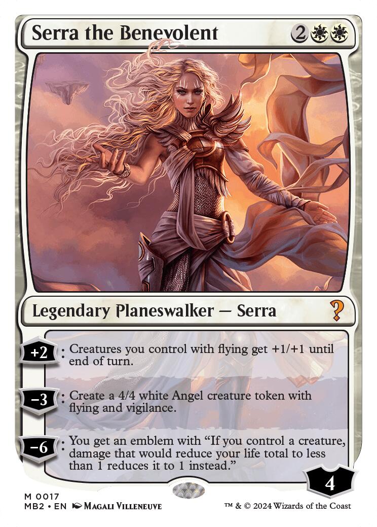 Serra the Benevolent (White Border)