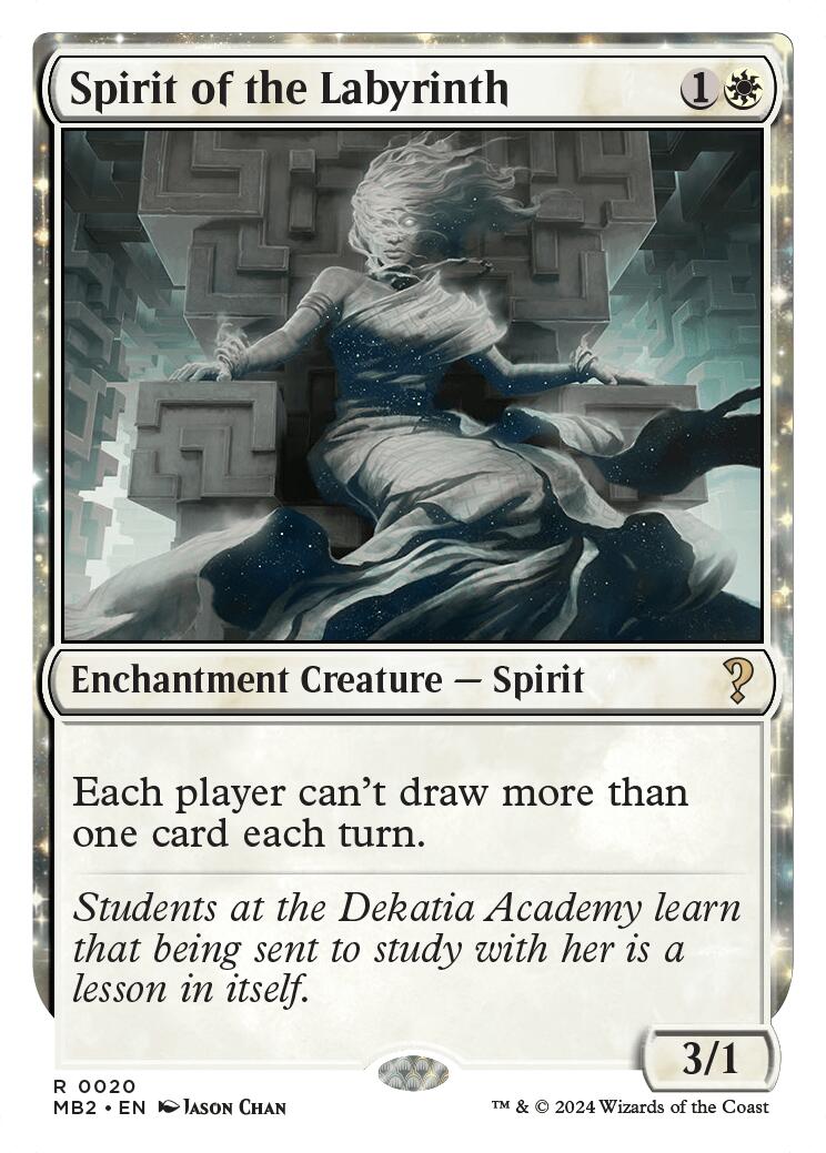Spirit of the Labyrinth (White Border)
