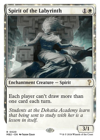 Spirit of the Labyrinth (White Border)