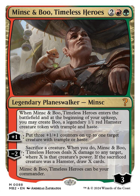 Minsc & Boo, Timeless Heroes (White Border)