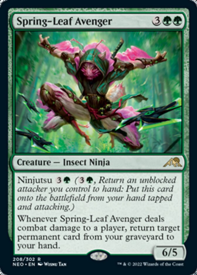 Spring-Leaf Avenger [Kamigawa: Neon Dynasty] | The Clever Kobold