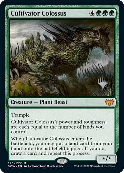 Cultivator Colossus (Promo Pack) [Innistrad: Crimson Vow Promos] | The Clever Kobold